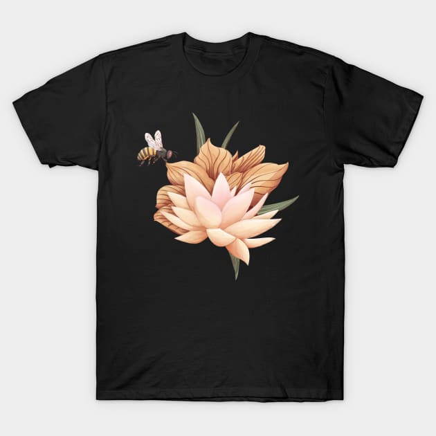 Full bloom | Busy bee T-Shirt by hisameartwork